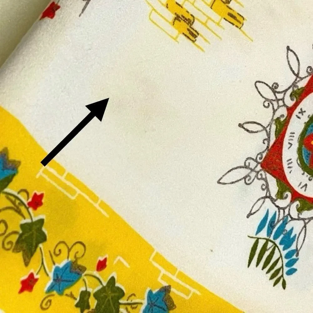 Vintage MidCentury French Cafe Kitchen Graphic Rectangular Tablecloth